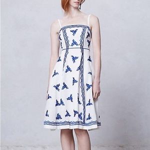 Anthropologie Moulinette Soeurs Linen Dress